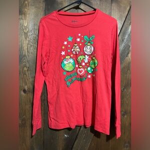 Grinch Pajama Top, size L, smoke free home